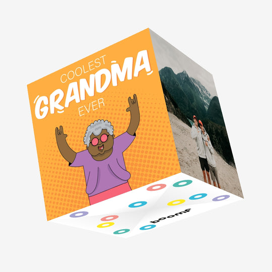 Coolest Grandma Ever Confetti-exploding Greetings Card