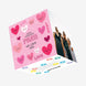 Happy Valentine's Mum Cute Hearts Confetti-exploding Greetings Card