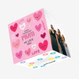 Happy Valentine's Mum Cute Hearts Confetti-exploding Greetings Card
