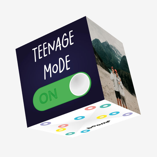 Teenage Mode Confetti-exploding Greetings Card