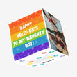 Happy Holly-Gays To My Naughty Boy Christmas Confetti-exploding Greetings Card