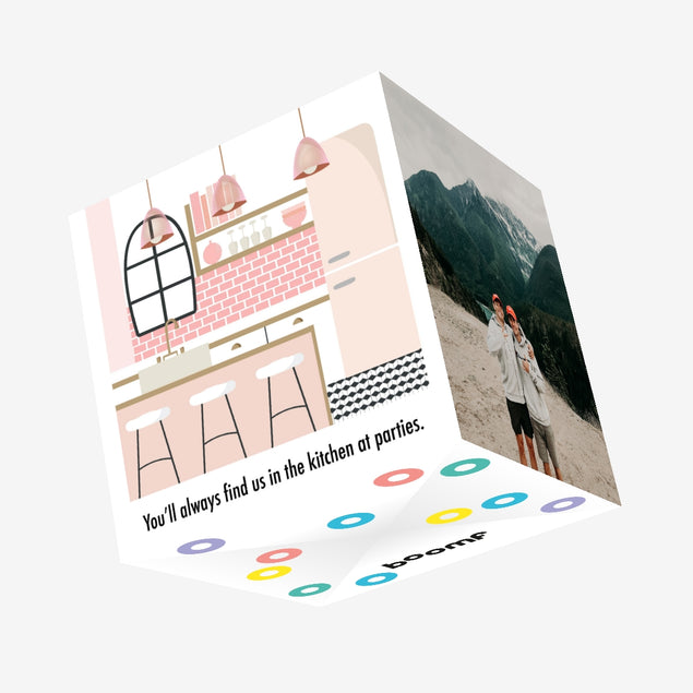 Always In The Kitchen At Parties Confetti-exploding Greetings Card