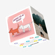 Will You Be My Girlfriend? Funny Dogs Spanish Valentine's Day Confetti-exploding Greetings Card
