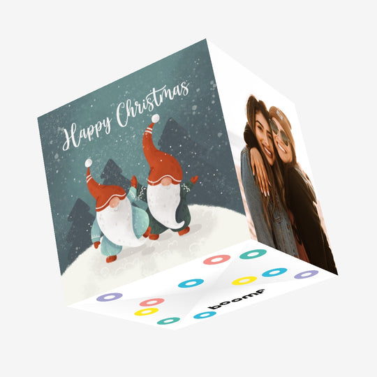 Gonks Happy Christmas Confetti-exploding Greetings Card