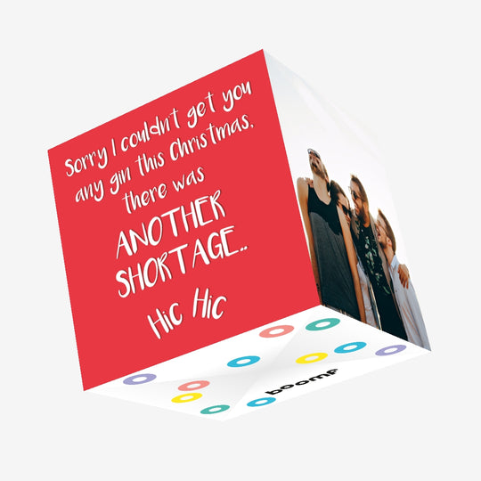 There Was Another Shortage Confetti-exploding Greetings Card