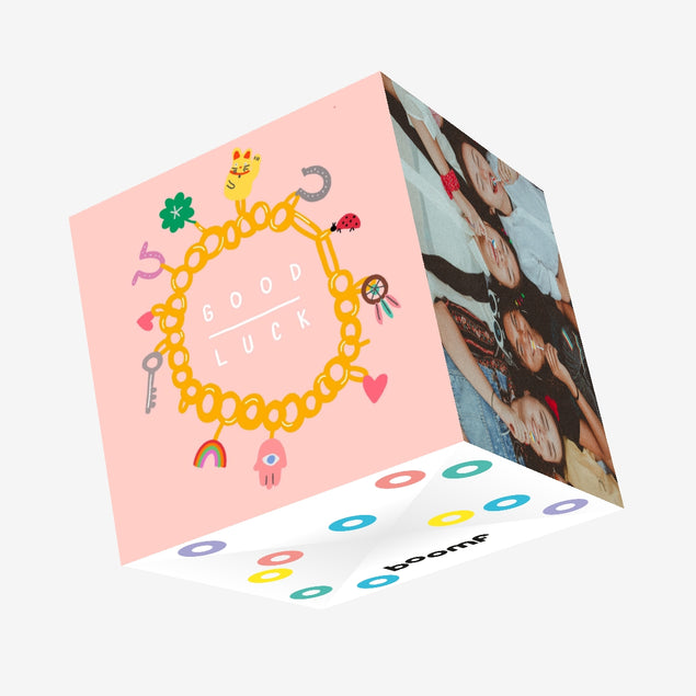 Good Luck Confetti-exploding Greetings Card