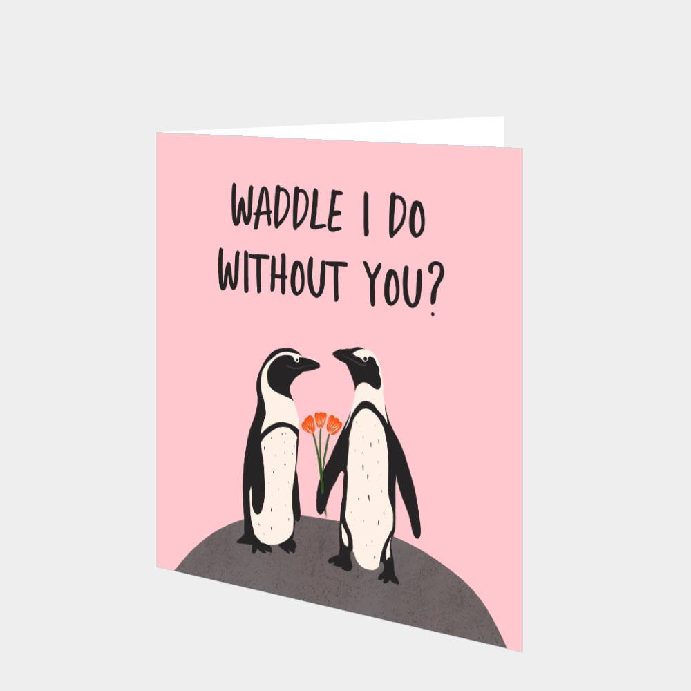 Waddle I Do Card – Boomf