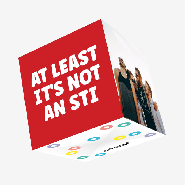 Not An STI Get Well Confetti-exploding Greetings Card