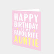 Favourite Auntie Card