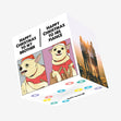 Merry Christmas Brother And His Fiance Funny Dog Meme Confetti-exploding Greetings Card