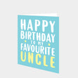 Favourite Uncle Card