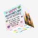 Happy Valentine's Day Sister Funny Hearts Confetti-exploding Greetings Card