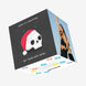 Dead Inside Festive Skull Christmas Confetti-exploding Greetings Card