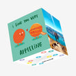 Appeeling Orange Confetti-exploding Greetings Card