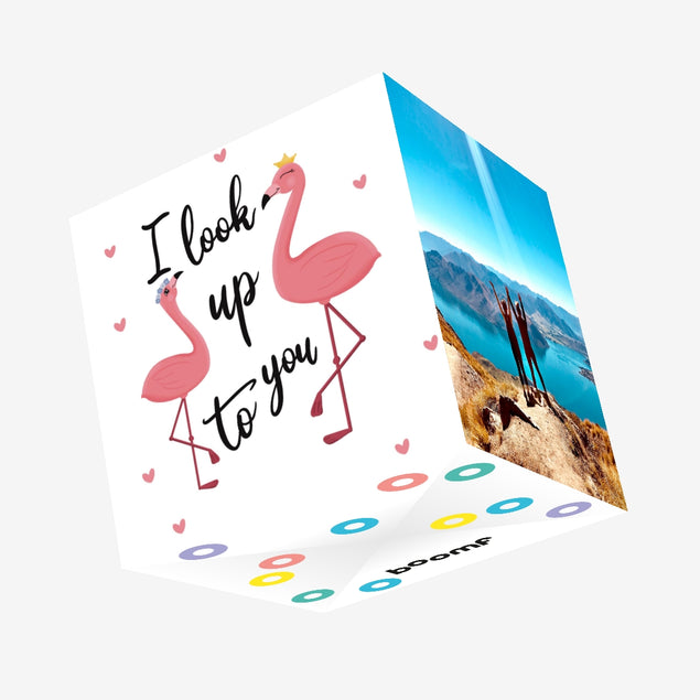 I Look Up To You Confetti-exploding Greetings Card