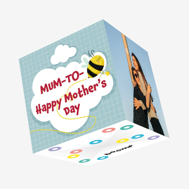 Happy Mother's Day Mum-to-Bee Confetti-exploding Greetings Card