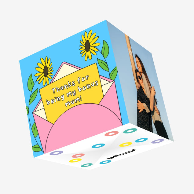 Happy Mother's Day Bonus Mum Confetti-exploding Greetings Card