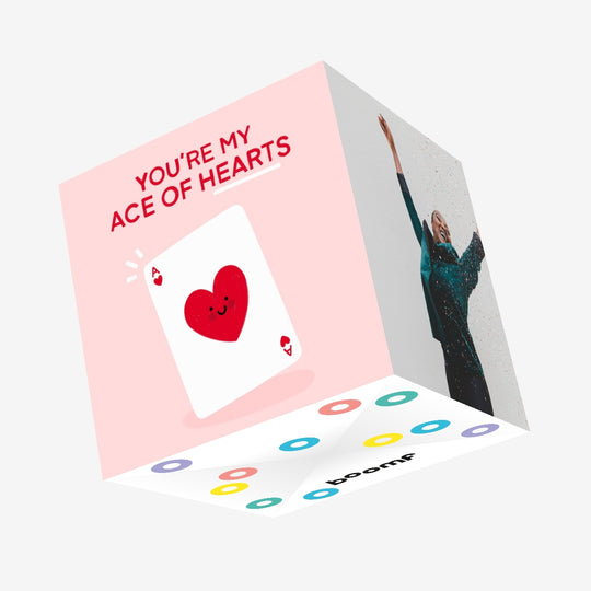 Ace Of Hearts Confetti-exploding Greetings Card