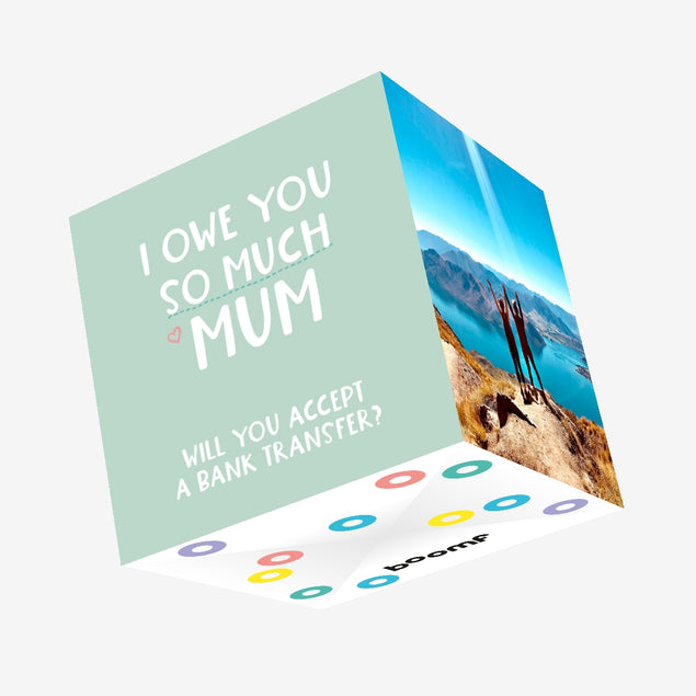 I Owe You So Much Mum Birthday Confetti-exploding Greetings Card