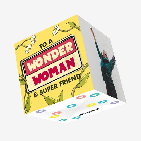 To A Wonder Woman And Super Friend Mother's Day Confetti-exploding Greetings Card