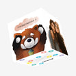 Red Panda Congratulations Confetti-exploding Greetings Card