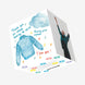 Happy Birthday Stepmum Blue Sweater Confetti-exploding Greetings Card