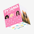 Pyjama Birthday Pink Confetti-exploding Greetings Card