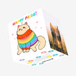 Happy Pride Kitty Confetti-exploding Greetings Card