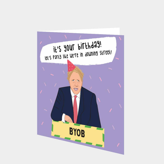Let?s Party Like We're In Downing Street! Card