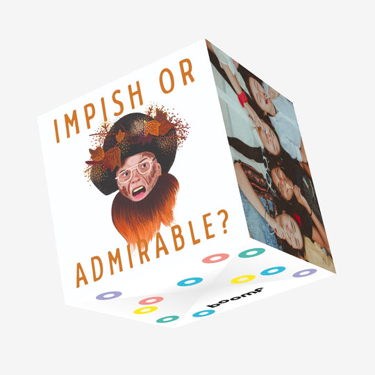 Dwight's Impish Christmas Confetti-exploding Greetings Card