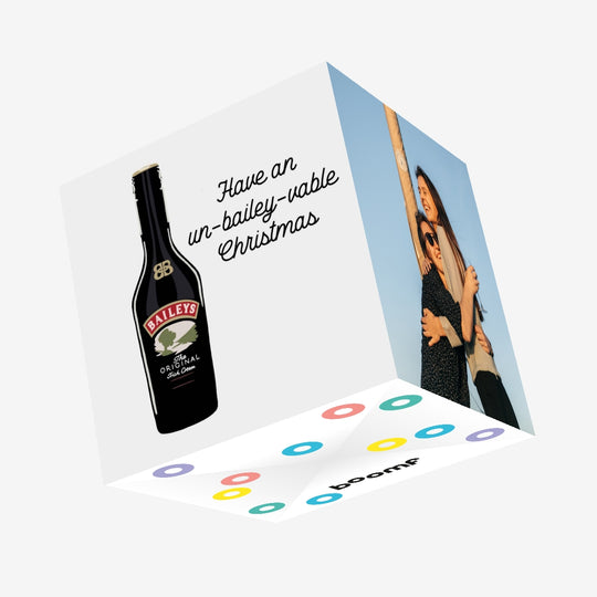 Un-Bailey-Vable Christmas Confetti-exploding Greetings Card