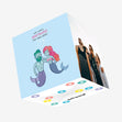 We Were Mermaid For Him & Her Confetti-exploding Greetings Card