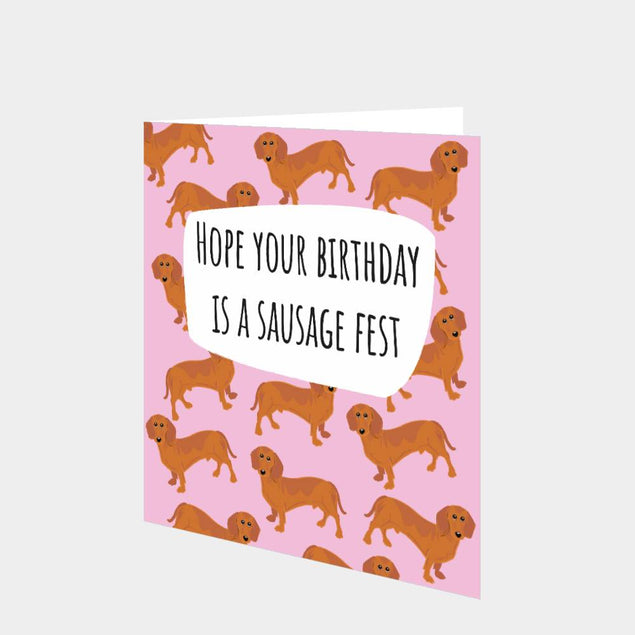 Sausage Fest Card