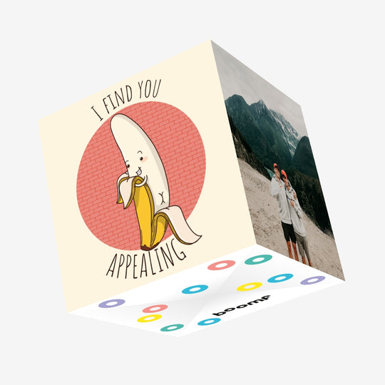 I Find You Appealing Confetti-exploding Greetings Card