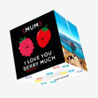I Love You Berry Much Confetti-exploding Greetings Card