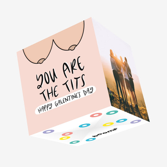 You Are The Tits 1 Confetti-exploding Greetings Card