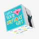 Check Your Birthday Gift Pink Panties Confetti-exploding Greetings Card