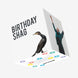 Rude Bird Birthday Shag Confetti-exploding Greetings Card