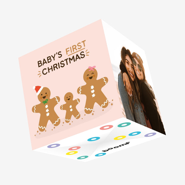 Baby's First Christmas Confetti-exploding Greetings Card