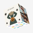 Happy Halloween Headless Lady Holding A Pumpkin Confetti-exploding Greetings Card
