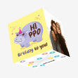 Hippo Birthday To You Confetti-exploding Greetings Card