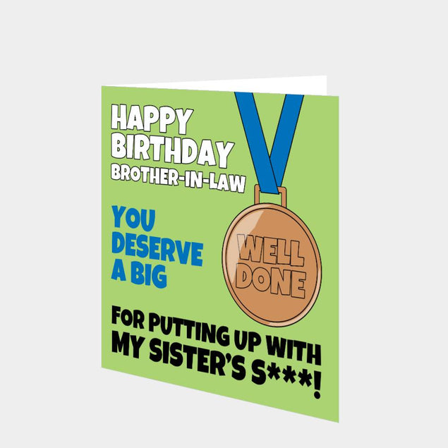 Happy Birthday Brother-in-law Card