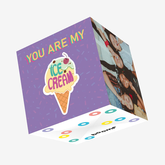You Are My Ice Cream Confetti-exploding Greetings Card