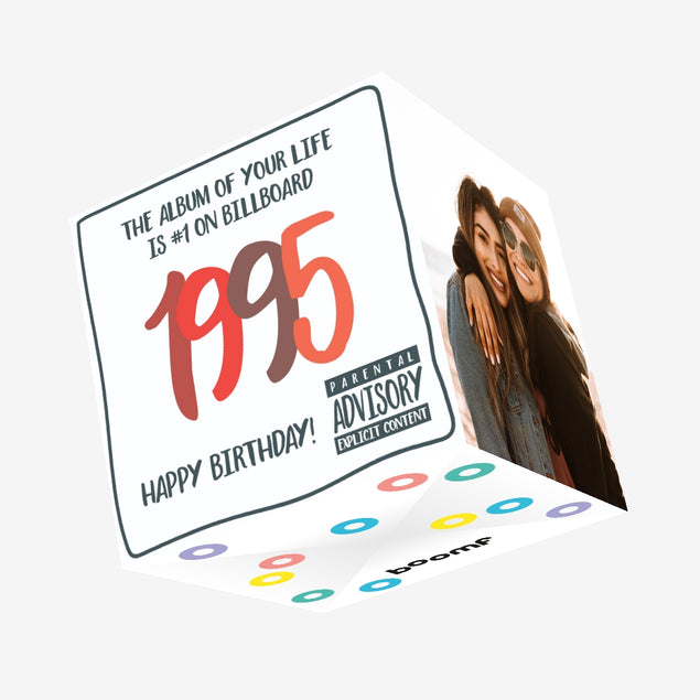 The Album Of your Life 1995 Birthday Confetti-exploding Greetings Card