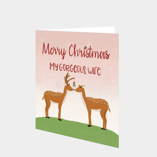 Merry Christmas Wife Card