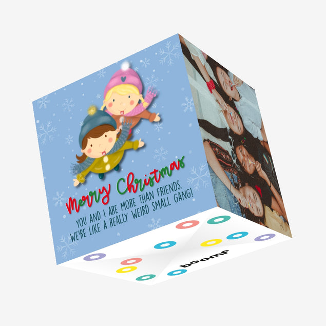For Your Weird Best Friend At Christmas Confetti-exploding Greetings Card