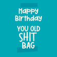 Happy birthday you old shitbag card - 1