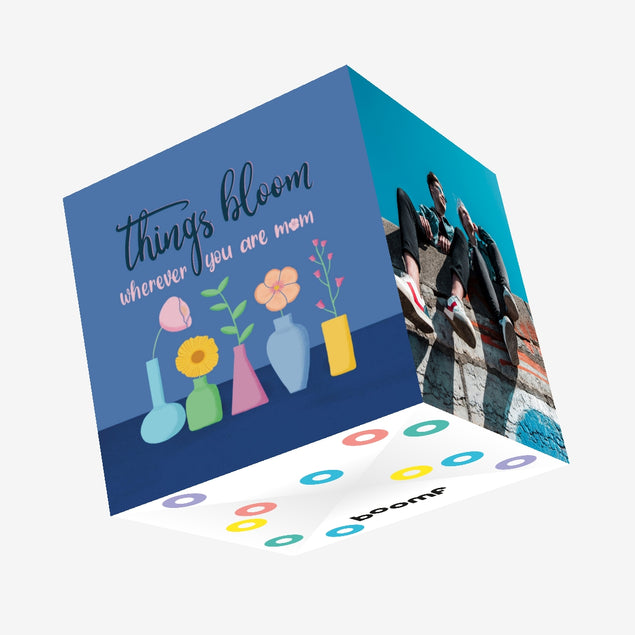 Things Bloom Confetti-exploding Greetings Card