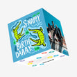 Alligators Snappy Birthday Confetti-exploding Greetings Card