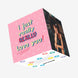 I Just Really Really Love You Pink Theme Valentine's Day Confetti-exploding Greetings Card